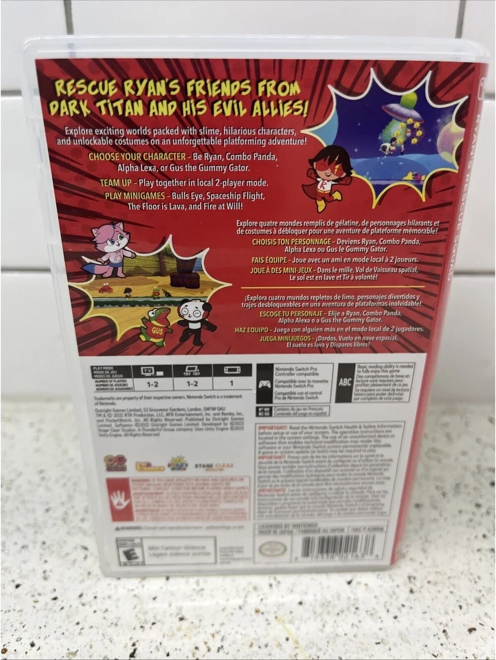 Ryan's Rescue Squad (Nintendo Switch, 2022)